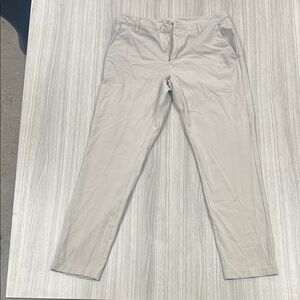 BYLT Basics Tan Chinos Smooth Cotton Texture